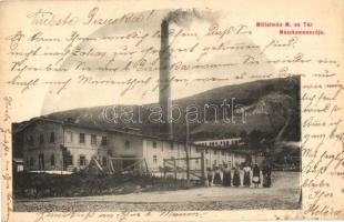 1903 Dévényújfalu, Theben-Neudorf, Devínska Nová Ves (Pozsony, Bratislava); Mittelmán M. és Társa mészkemencéje / lime furnace, lime kiln, factory (EK)