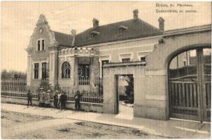 Szászváros, Broos, Orastie; Ev. Pfarrhaus / Evangélikus paplak, gyerekek / Lutheran parsonage, rectory, villa, children