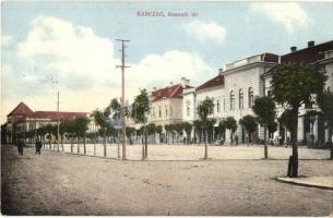 1915 Karcag, Kossuth tér. Nagy Lajos és Társai Kertész és Simon kiadása