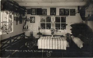 1929 Igló, Zipser Neudorf, Spisská Nová Ves; Alsó-Tátrai kiállítás. szoba belső / Podtatranská vystava / Low Tatras exhibition room, interior. photo