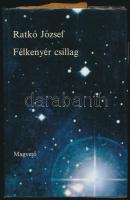 Ratkó József: Félkenyér csillag. Válogatott versek. Bp.,1984, Magvető. Kiadói félvászon-kötés, kiadói papír védőborítóban. A könyv végén Raktó Józsefet érintő újságkivágásokkal. A szerző által dedikált.