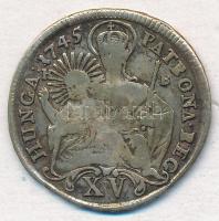 1745K-B 15kr Ag "Mária Terézia" (6,18g) T:2-,3
Huszár: 1711., Unger III.: 1245