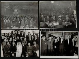 Kiállítások, egyéb rendezvények képei, Tiszavölgyi József pecsétjével, 18 db fotó, 12,5×18 cm