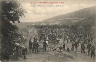 1915 K.u.K. österreichisch-ungarische Armee / C. a. k. rakousko-uherská armáda / WWI Austro-Hungarian K.u.K. military troops, army, soldiers (EK)