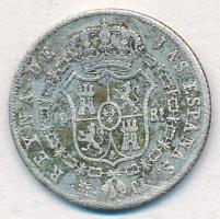 Spanyolország 1848CL 4R Ag "II. Izabella" (5,15g) T:2
Spain 1848CL 4 Real Ag "Isabel...