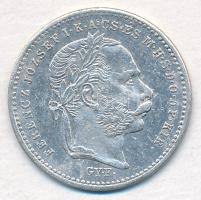 1870GYF 20kr Ag "Váltó Pénz" T:1-,2 ph. Adamo M11.1