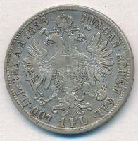 Ausztria 1883. 1Fl Ag "Ferenc József" T:2,2- 
Austria 1883. 1 Florin Ag "Franz Josep...