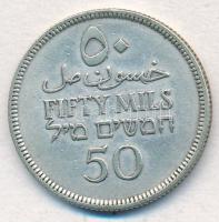 Palesztina 1927. 50M Ag T:2 
Palestine 1927. 50 Mils Ag C:XF 
Krause KM#6