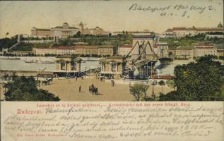 Budapest Lánchíd, vár (Rb)