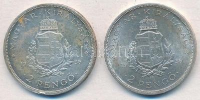 1936. 2P Ag "Liszt Ferenc" T:1-,2 kis patina
Adamo P7.3