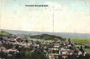 Brassó, Kronstadt, Brasov; látkép. Kiadja Wilh. Hiemesch / general view (fl)