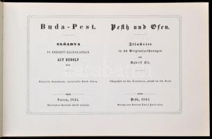 Buda-Pest. Előadva Alt Rudolf által. Bp.,1983, Állami Könyvterjesztő Vállalat. Az 1845. évi kiadás (...