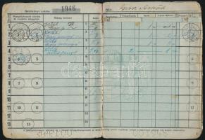 1943-1946 Iskolai ellenőrző + postatakarékpénztári betétkönyv