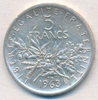 Franciaország 1963. 5Fr Ag T:2 kis ph.
France 1963. 5 Francs Ag C:XF small edge error