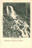 Kőrösmező, Jaszinya, Jasina, Yasinia; Trufanec vízesés (Máramaros). Kiadja Berger Miksa / waterfall