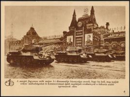 cca 1978 Képek a magyar-szovjet barátságról, 3 db sajtófotó + 1 db bélyeges boríték