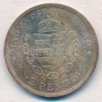 1935. 2P Ag "Rákóczi" T:1- patina
Adamo P7.2