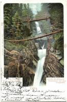 Tátra, Tatry; Kistarpataki óriás zuhatag. Feitzinger Ede 57. bt. / Klein-Kohlbach / waterfall  (EK)