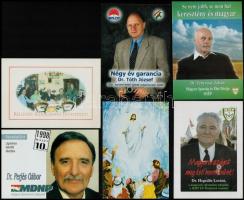 cca 1994-1998 10 db különféle választási propaganda aprónyomtatvány