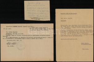 cca 1950 9 db beszolgáltatási okmány