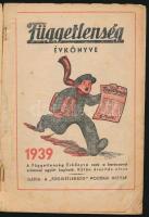 1939 A "Függetlenség" évkönyve, benne a felvidéki bevonulás képeivel, 264p