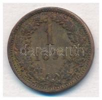 Ausztria 1891. 1kr Cu T:2,2-
Austria 1891. 1 Kreuzer Cu C:XF,VF