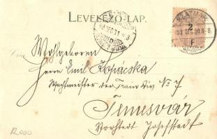 1899 Szatmárnémeti, Szatmár, Satu Mare; Közlekedési híd, Székesegyház. Kiadja Reizer János / bridge,...