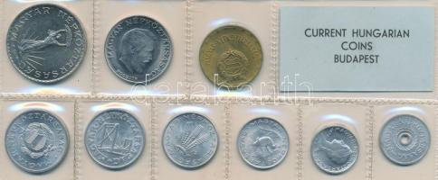 1972. 2f-10Ft (9xklf) érmés forgalmi sor fóliatokban T:1 Adamo FO5