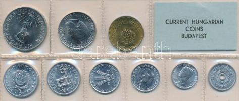 1978. 2f-10Ft (9xklf) érmés forgalmi sor fóliatokban T:1 Adamo FO11