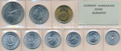 1982. 2f-10Ft (9xklf) érmés forgalmi sor fóliatokban T:1 Adamo FO15