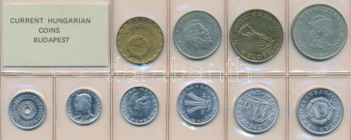 1984. 2f-20Ft (10xklf) érmés forgalmi sor fóliatokban T:1 Adamo FO17