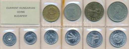 1985. 2f-20Ft (10xklf) érmés forgalmi sor fóliatokban T:1 Adamo FO18