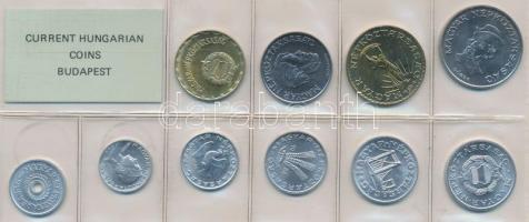 1988. 2f-20Ft (10xklf) érmés forgalmi sor fóliatokban T:1 Adamo FO21