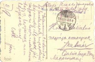 Jaroslaw, Jaruslau; Dworzec kolejowy / Bahnhof / railway station, wagons + 1916 K.u.K. Reservespital...