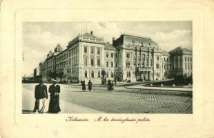 1910 Kolozsvár, Cluj; M. kir. törvénykezési palota. W. L. Bp. 6399. / court palace (EK)