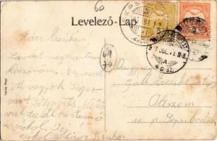 1907 Segesvár, Schässburg, Sighisoara; Bajor utca, üzletek. Kiadja Nagy / Baiergasse / street view, ...