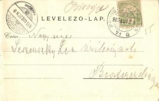 1905 Bajmóc, Bojnice; Gróf Pálffy kastély, várkastély. Gubits B. kiadása Privigyén / Bojnicky zámok ...