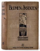 Prof. Dr. O. von Kirchner: Blumen und Insekten. Leipzig-Berlin, 1911, B. G. Teubner. Német nyelven. Szövegközti illusztrációkkal. Kiadói illusztrált egészvászon-kötés, kissé kopott, kissé foltos borítóval.