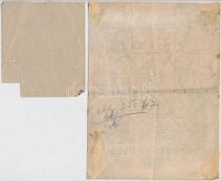 ~1942-1946. Élelmiszer- és szappanjegyek, illetve "Nagy-Budapesti Pótjegy irodai munkások részé...