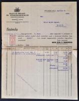 1928-1938 9 db különféle fejléces számla, levélpapír