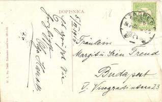 Zágráb, Agram, Zagreb; Trg dra. Ante Starcevica / square. W. L. Bp. 7463. (szakadás / tear)