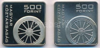 2005. 500Ft "100 éves az első magyar postaautó" (2x) T:PP,BU 
Adamo EM197