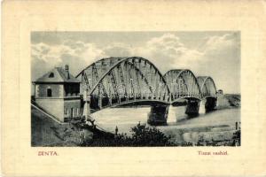 Zenta, Senta; Tiszai vashíd. W. L. (?) 8847. Kiadja Ferenczy Gyula / bridge (EK)