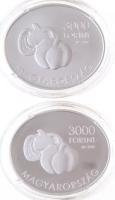 2012. 3000Ft Ag "Szent-Györgyi Albert" (2x) mindkét érme tanúsítvánnyal T:PP,BU 
Adamo EM...