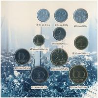 1996. 10f-100Ft 10klf db "50 éves a forint" forgalmi sor dísztokban T:BU 
Adamo FO29