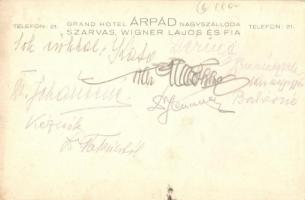 Szarvas, Wigner Lajos és fia Árpád szállodája