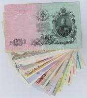 28db-os vegyes bankjegy tétel, közte Maldív-szigetek, Litvánia, Fülöp-szigetek / Japán megszállás, K...