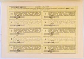 Budapest 1943. "Ingatlanhitel és Kereskedelmi Részvénytársaság" részvénye 20P-ről, szárazp...