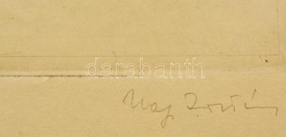 Nagy Zoltán (1916-1987): Budapest, Duna Interkontinental. Rézkarc, papír, jelzett, 28×38 cm