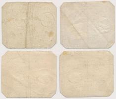 Franciaország 1793. 50s "Assignata" (4x) T:III,III-
France 1793. 50 Sols "Assignata&...
